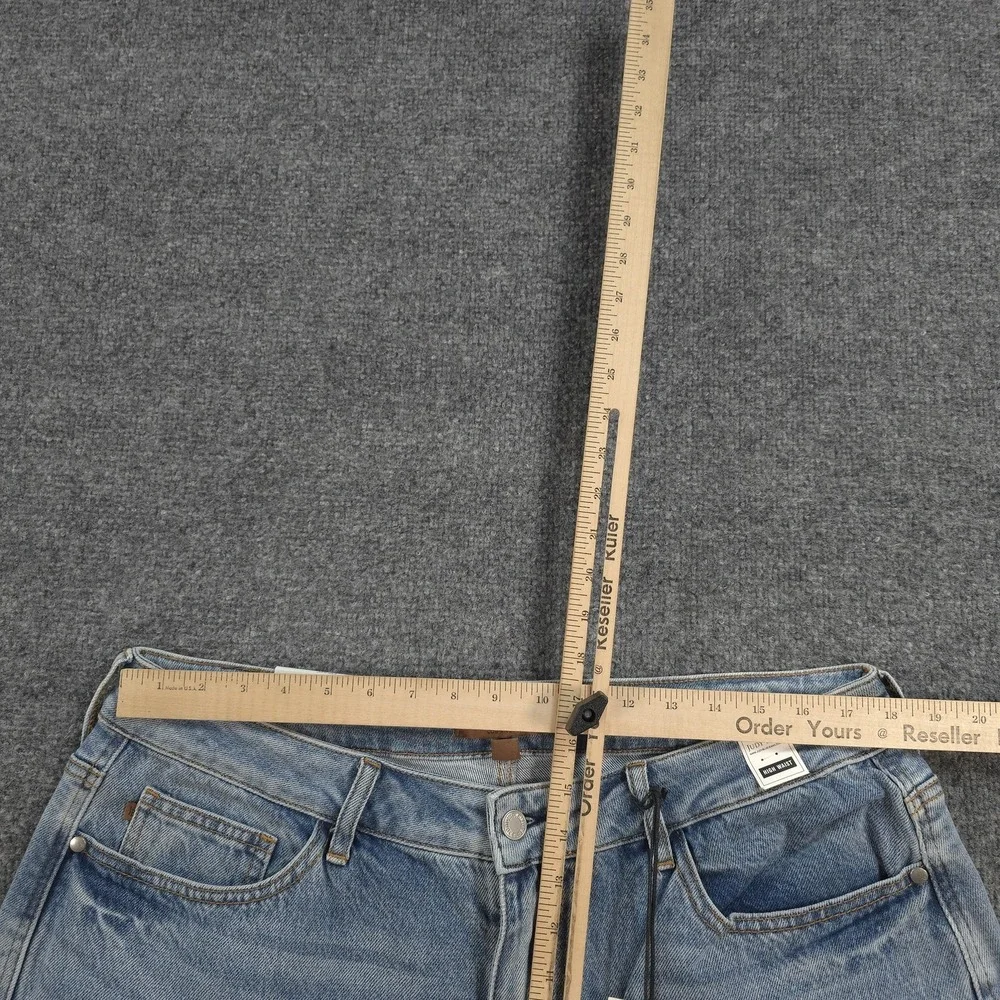 Judy Blue Jeans Womens 18W Light Wash High Rise Baggy Straight Stretch Denim NEW